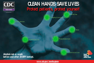 Clean Hands save lives poster cdc